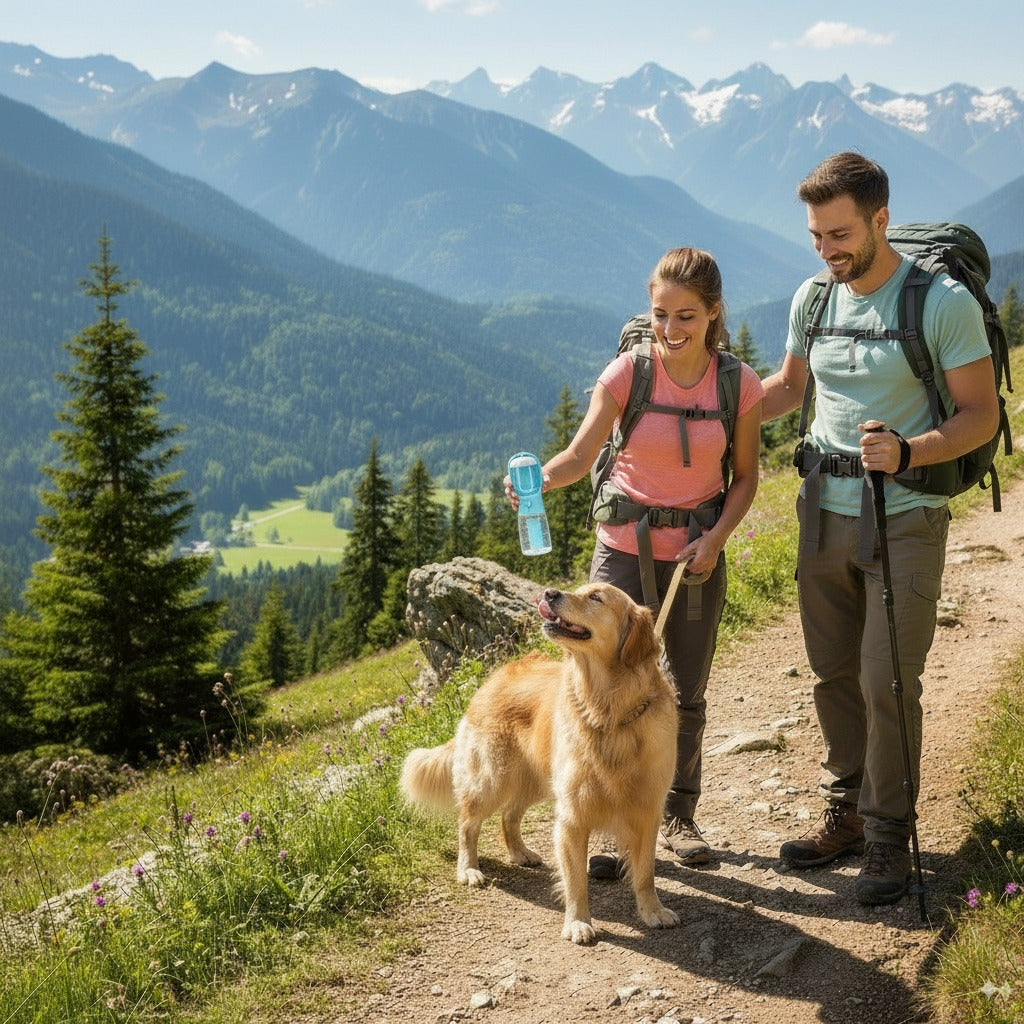 Portable 3-in-1 Dog Bottle
