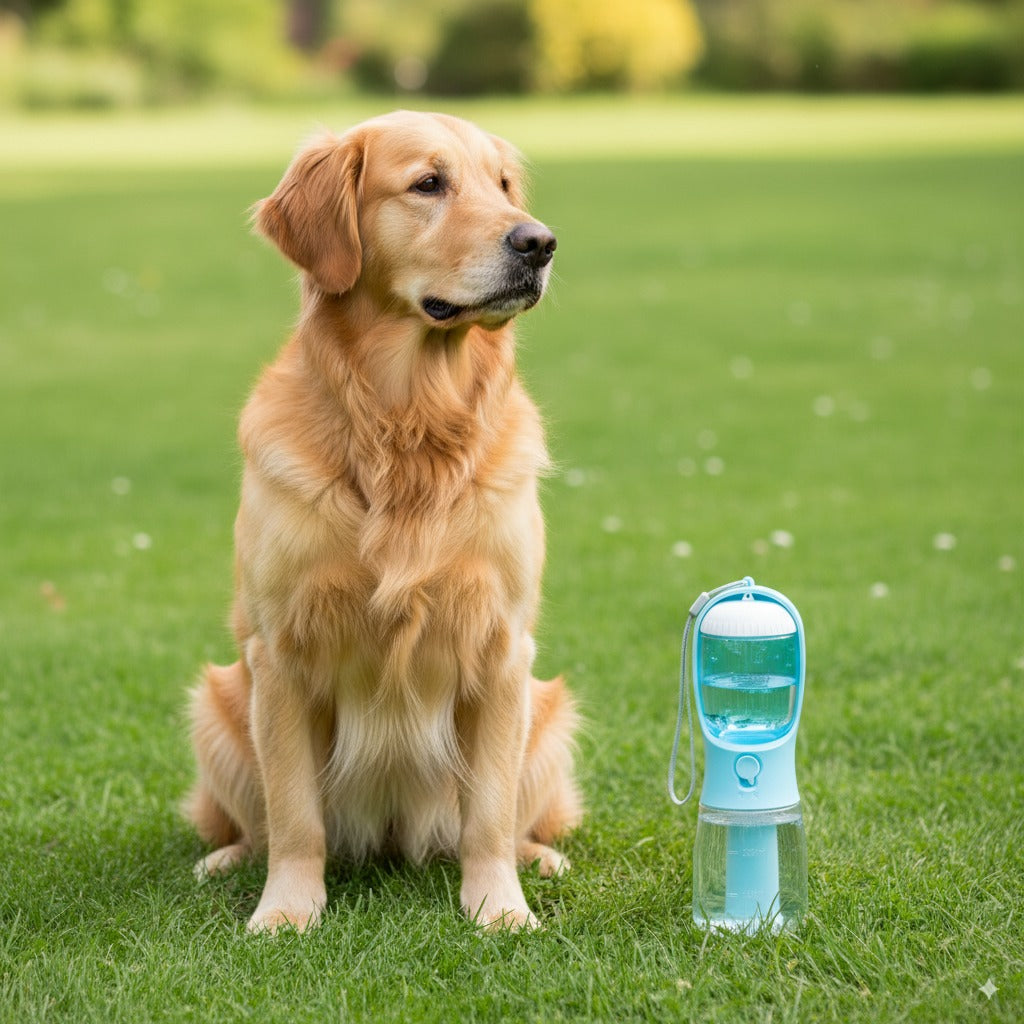 Portable 3-in-1 Dog Bottle