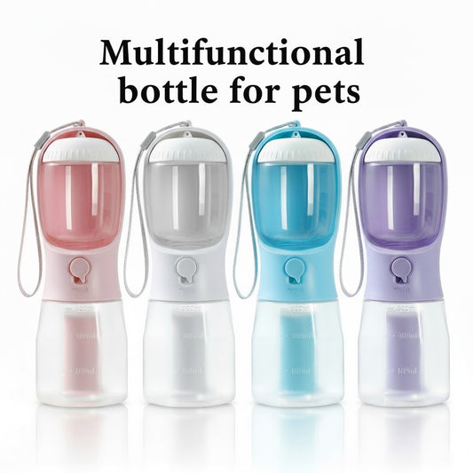 Portable 3-in-1 Dog Bottle